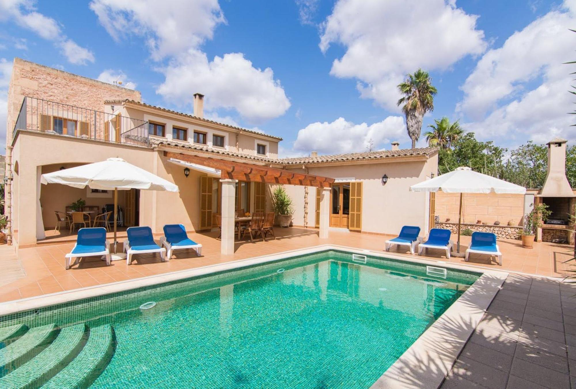 Rústica Con Piscina Cas Padrins De Campos Villa Campos (Mallorca)